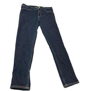 Hollister Womens High Rise Straight Leg Dark Wash Blue Jeans Size 11​​​​